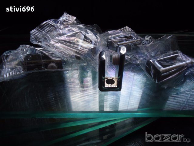 Стъклени рафтове за баня мат 8 мм , 50 см. / 15 см., снимка 4 - Мивки - 10269970
