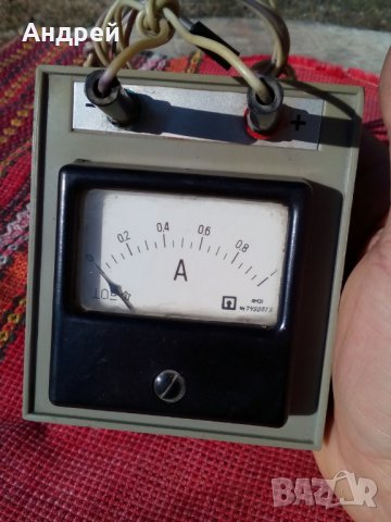 Стар Амперметър, снимка 5 - Антикварни и старинни предмети - 24618015