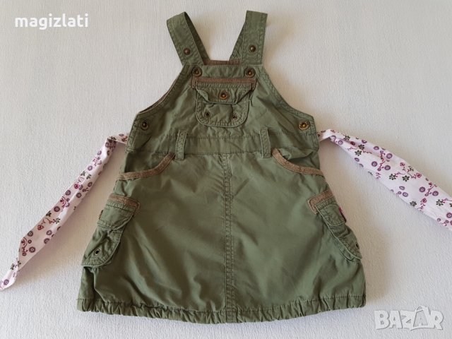 Ватиран сукман H&M 3-6 месеца, снимка 4 - Бебешки рокли - 24741687