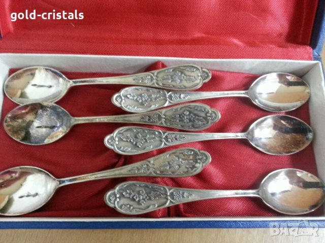 руски посребрени лъжички , снимка 3 - Антикварни и старинни предмети - 22743787