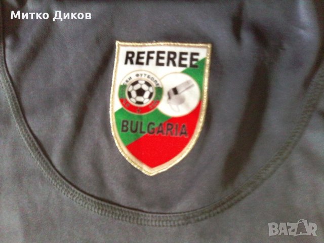 Съдийска тениска Денил свирено с нея в Лигите на България дълъг ръкав размер Л, снимка 3 - Футбол - 21741575