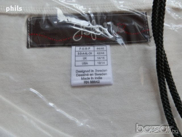 нова блуза Елос ХЛ/ХХЛ в сиво и бяло, снимка 4 - Блузи с дълъг ръкав и пуловери - 13329285