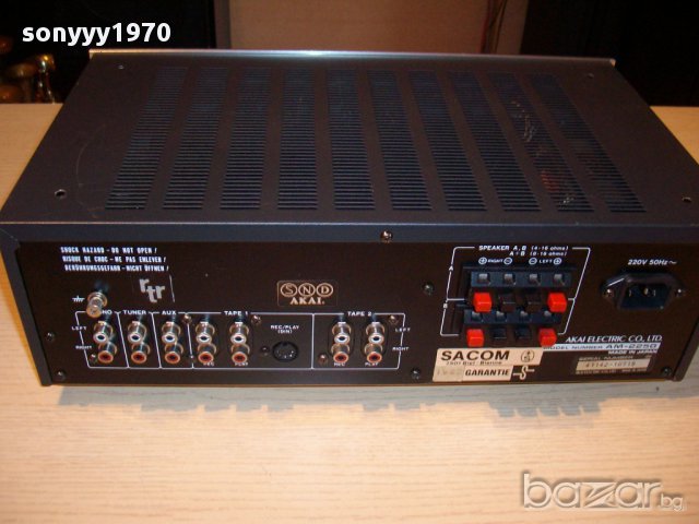 akai am-2250 stereo amplifier made in japan-внос швеицария, снимка 12 - Ресийвъри, усилватели, смесителни пултове - 11989284