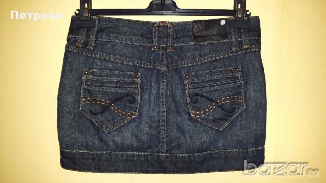 Дънкова пола М/Л р-р., снимка 5 - Поли - 14298697