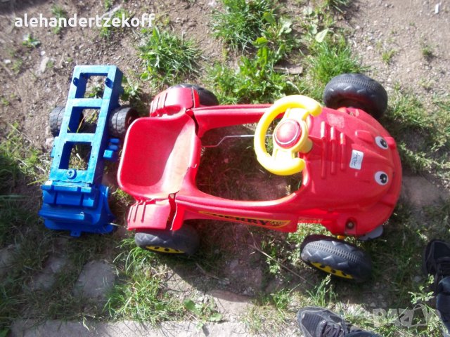Детска количка с педали и камион за ремонт или части, снимка 2 - Коли, камиони, мотори, писти - 25509834