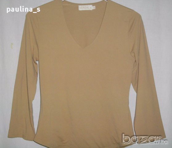 Уникална еластична блуза от ликра "Versal", снимка 1 - Блузи с дълъг ръкав и пуловери - 15474845