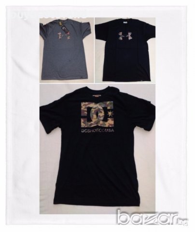 Under Armour и DC shoes USA тениски