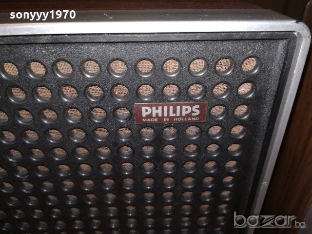 philips made in holland-23х23х11см-внос франция, снимка 12 - Тонколони - 21335629