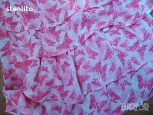 Лятна туника на розови пеперуди, снимка 6 - Туники - 22826783