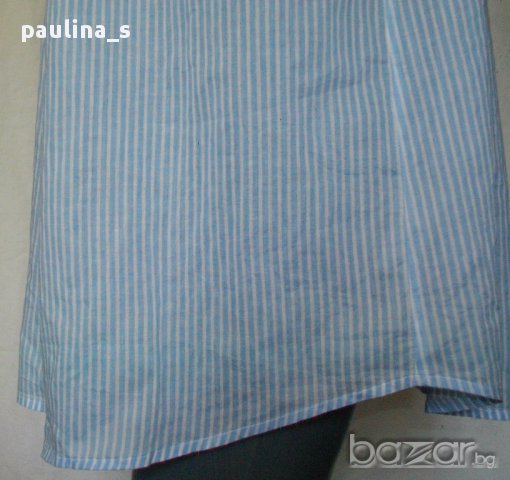 Рокля тип риза от много фин индииски памук ”Н&М”® / голям размер , снимка 8 - Рокли - 14788752