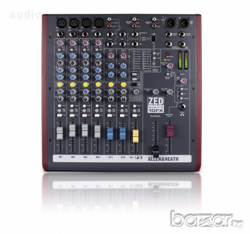 Миксер Allen & Heath ZED60-10FX, снимка 3 - Ресийвъри, усилватели, смесителни пултове - 17255327