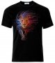 Мъжка тениска Lion King Art, снимка 1 - Тениски - 21424773