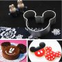 метална форма резец Mickey Mouse мини мики маус украса молд бисквитки фондан, снимка 1