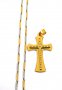 Кръст с ланче 19, снимка 1 - Колиета, медальони, синджири - 14002446