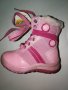 Ботушки от естествена кожа ,топли,розов цвят, снимка 3