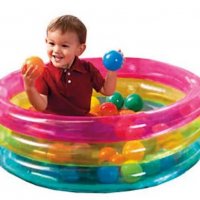 Детски надуваем басейн със 50 броя цветни топки, снимка 2 - Други - 21572450