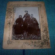 Стара фотография на българско семейство, снимка 2 - Антикварни и старинни предмети - 13519519