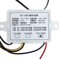 Цифров контролер на температурата 10A термостатен със сензор , снимка 6 - Друга електроника - 25304305