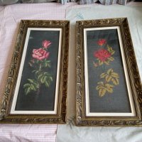 Два гоблена рози, снимка 1 - Колекции - 25854667