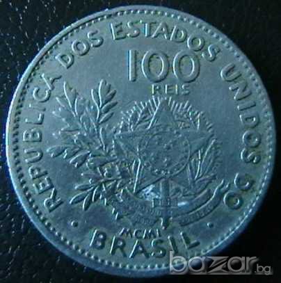 100 реис 1901, Бразилия, снимка 1