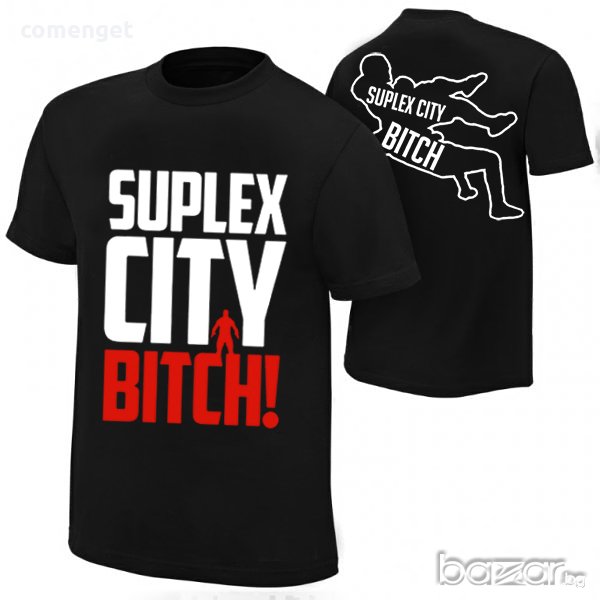  WWE! Мъжки и Детски кеч тениски на BROCK LESNAR SUPLEX CITY BITCH! Поръчай модел с твоя снимка! , снимка 1
