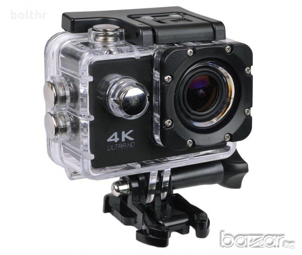 Екшън камера GoPlus 4K20, 4K Ultra HD, 2 инчов дисплей, 170° лещи, Водоустойчив, WiFI, снимка 1