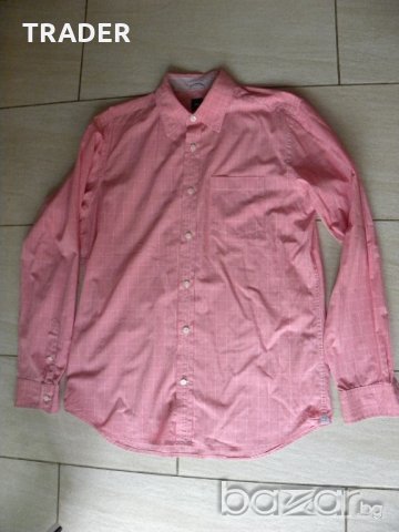 Мъжка риза дълъг ръкав GAP , 100% памук, снимка 14 - Ризи - 18195828