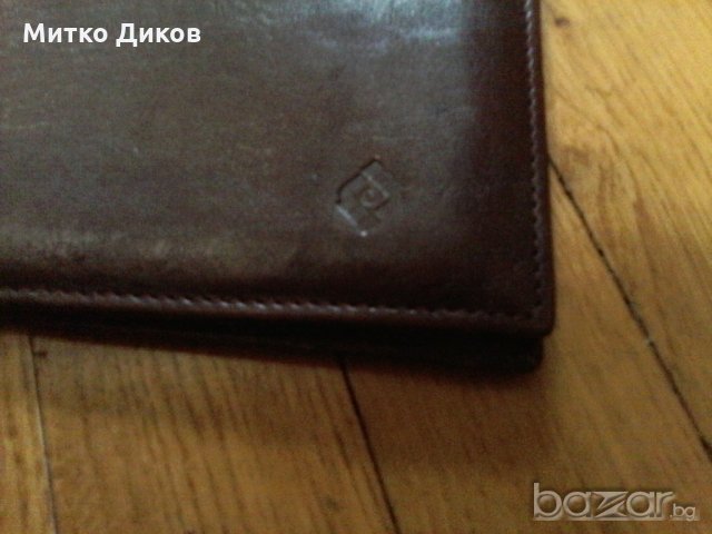 Портфейл Ромб -естествена кожа, снимка 2 - Портфейли, портмонета - 20845145