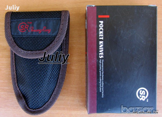 Малко сгъваемо ножче с оригинален дизайн и механизъм - SR217 / SR218, снимка 9 - Ножове - 14123906