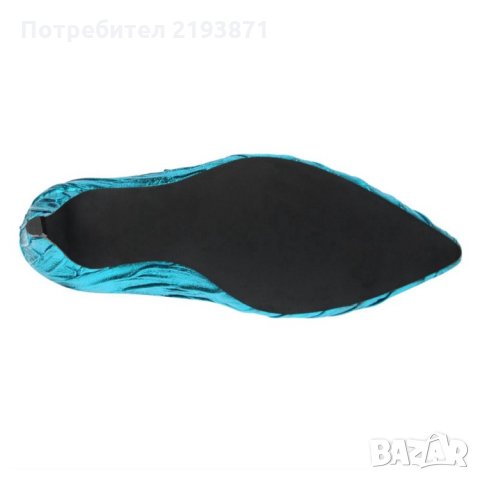 Нови тюркоазени обувки Jeffrey Campbell номер 37, снимка 12 - Дамски обувки на ток - 25316862