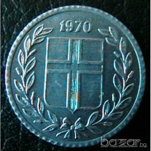 10 аурар 1970, Исландия, снимка 2 - Нумизматика и бонистика - 7500721