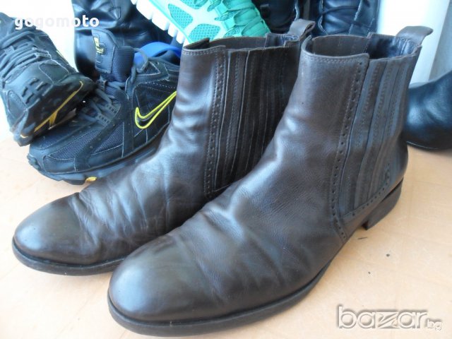 мъжки боти 42- 43 original NOIR&CO® MAGIC, 100% естествена кожа,GOGOMOTO.BAZAR.BG®, снимка 5 - Мъжки боти - 13371446