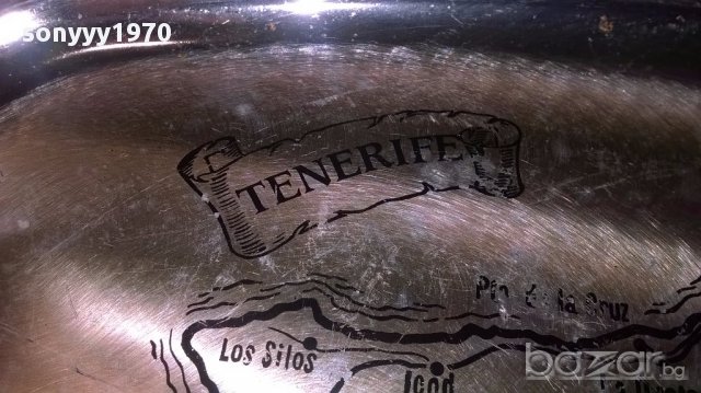 Tenerife-поднос 30х19см-внос швеицария, снимка 9 - Антикварни и старинни предмети - 17468655