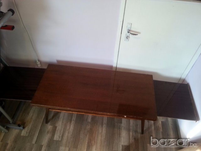 Холна дървена маса със стъкло, снимка 6 - Маси - 15650953