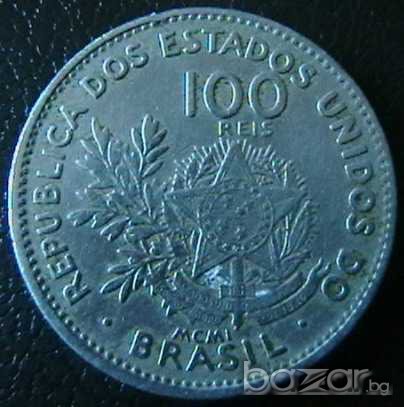 100 реис 1901, Бразилия, снимка 1 - Нумизматика и бонистика - 7756326