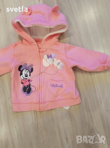 дрешки за момиченце от 0-6м ромпъри,рокли,блузки,суичер,мини маус,нм и други, снимка 9 - Бодита за бебе - 23188014