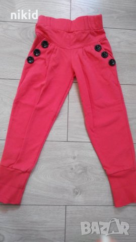Детски панталон клин прасковен цвят с копчета, снимка 2 - Детски клинове - 23197359