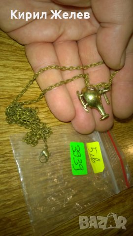 Хеликоптерче медальон оригинален -246 месинг вертолет ВИНТИДЖ, снимка 3 - Колекции - 23981406