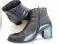 черни боти от естествена кожа  №40, снимка 6