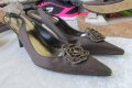 елегантни 39 - 40 дамски обувки Stuart Weitzman original от фин сатен , сандали, GOGOMOTO.BAZAR.BG®, снимка 10