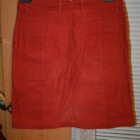 Червена джинсова пола марка Yessika, като нова, снимка 3 - Поли - 25672061