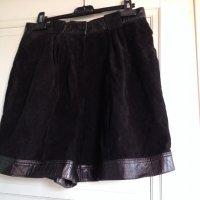 Дамски къс панталон естествена кожа M/L, снимка 2 - Къси панталони и бермуди - 20559780