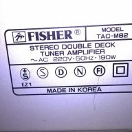 Fisher cd+tuner+deck+phono+ampli-japan-внос швеицария, снимка 14 - Ресийвъри, усилватели, смесителни пултове - 15243066