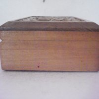 Стара кутия дърворезба 2, снимка 6 - Антикварни и старинни предмети - 25108497