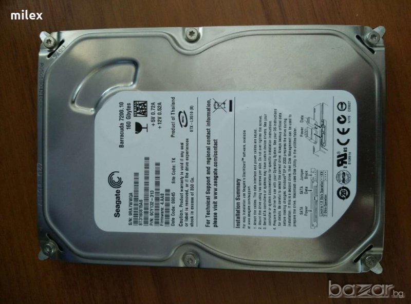 Хард диск Seagate 160GB sata2, снимка 1