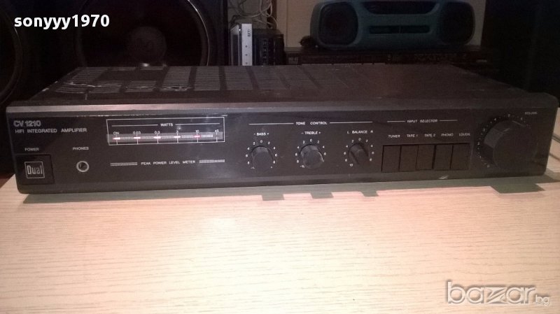 dual cv1210 amplifier-made in france-внос швеицария, снимка 1