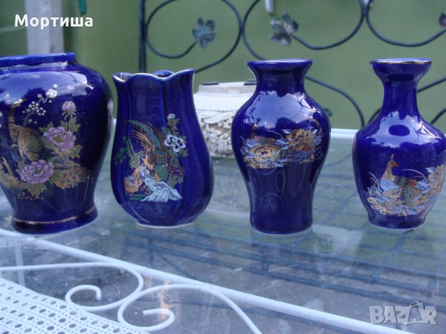 НАМАЛЕНИ Великолепни японски порцеланови вази , снимка 4 - Декорация за дома - 25973184