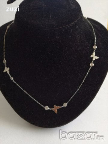 Сребърно колие - сребро проба 925, снимка 4 - Колиета, медальони, синджири - 19742462