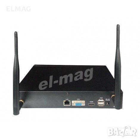 БЕЗЖИЧНА ОХРАНИТЕЛНА С/МА  - 4 канална WiFi NVR + 4 IP Wireless камери, снимка 4 - Комплекти за видеонаблюдение - 25362041