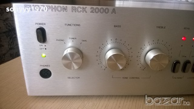 europhon rck 2000a stereo amplifier-нов внос швеицария, снимка 6 - Ресийвъри, усилватели, смесителни пултове - 8577640